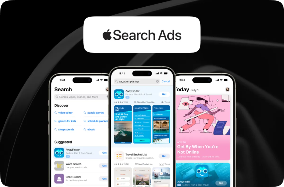 Apple Search Ads ad format types