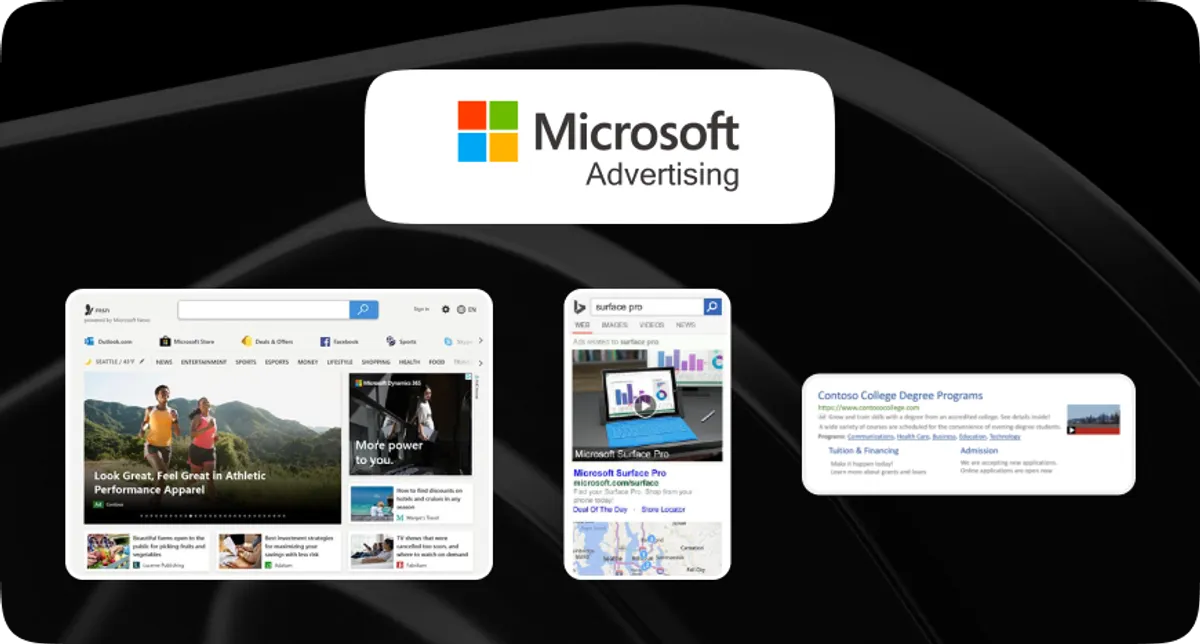 Microsoft Advertising ad format types